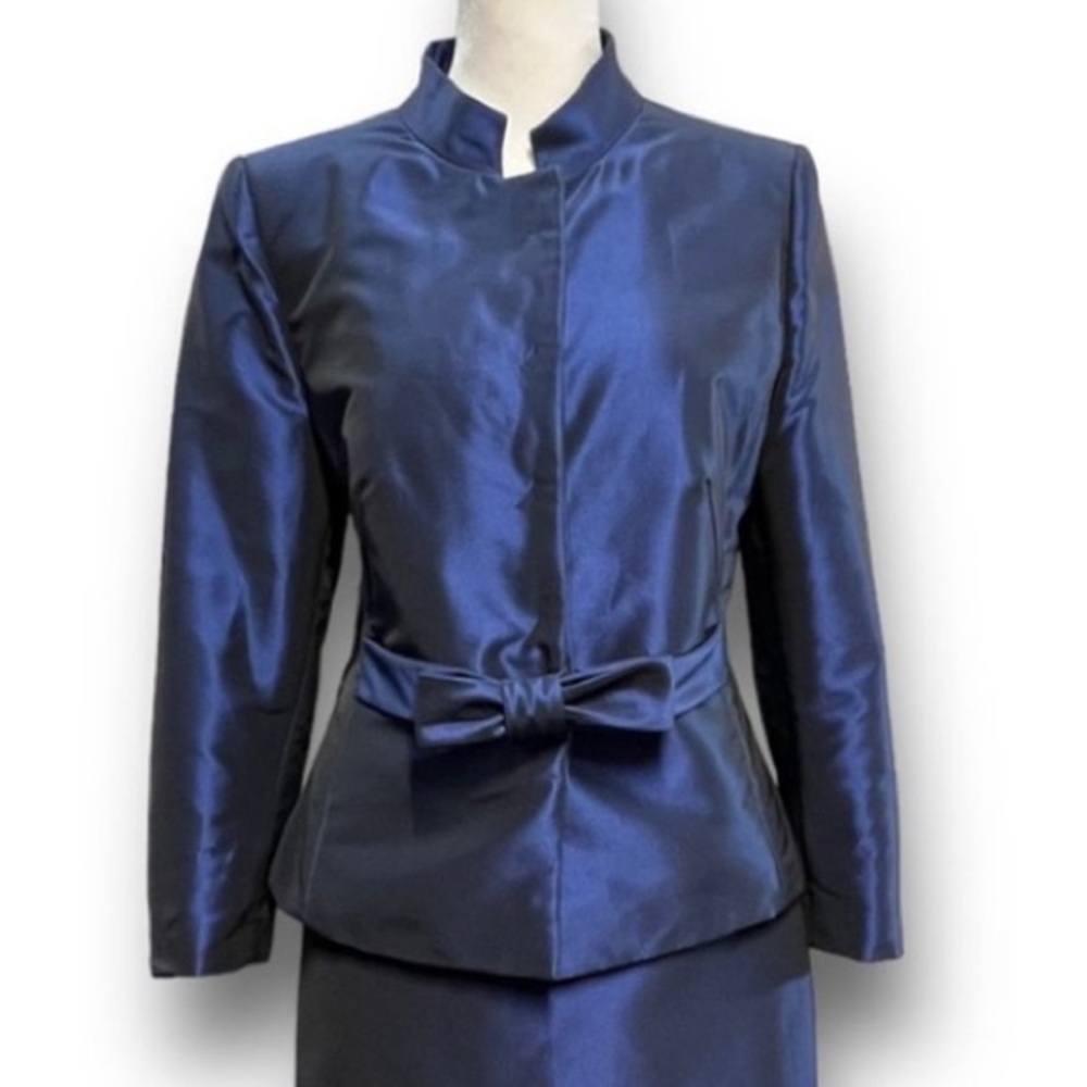 Armani Collezioni Blue Blazer & Skirt Set - Picture 2 of 13